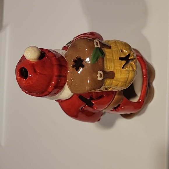 HMK Lic Santa With Bag Tealight Candle Holder EUC - Picture 3 of 7